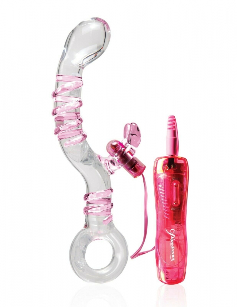 Вибратор для точки G и клитора &quot;Icicles №16&quot; стекло 